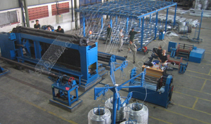 Automatische Gabion Box Drahtgitter-Netz maschine Werkseitig verkauft Neuer Zustand Falling Rocks Protection Core Motor SPS-Pumpe