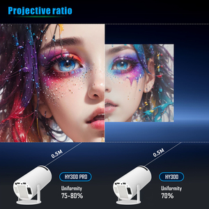 Topleo smart proiettore LCD proiezione casa android 11 wifi 6 android mini proiettore hy300 - Product Image 4