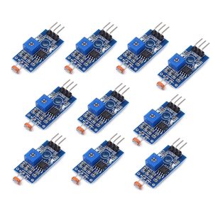 Modulo sensore fotosensibile da 5MM LDR resistore dipendente dalla luce IC per il rilevamento della luce digitale interfaccia Arduino a 3 Pin con LM393