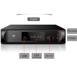 DVB T2 C тюнер FTA цифровой mpg4 Нью-Йорк твердый d2h ТВ-приставка dvb t2 6363 pcb linux пульт дистанционного управления tv smart box - Product Image 3