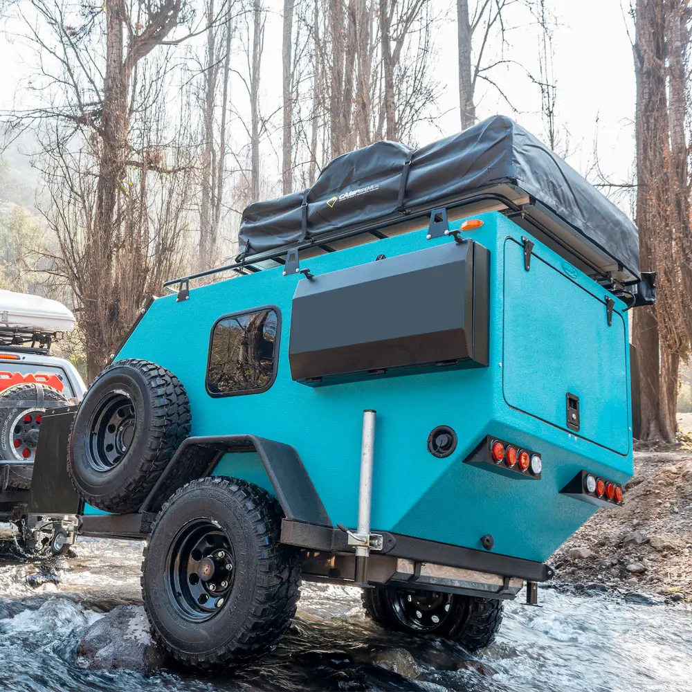 Kinlife Karavan Mini Camper 2022, Kamping Roda 5 untuk Mainan Trailer Perjalanan Hauler
