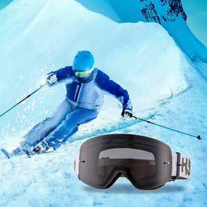 Uv400ไร้กรอบแม่เหล็กป้องกันโลโก้สีสันสดใสแบบปรับแต่งได้หน้ากากสโนว์บอร์ดสโนว์บอร์ด - Product Image 6