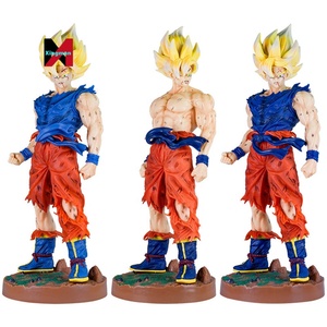 Anime Dragoned topu süper saiyaz Kd ilk süper savaş hasar gokusavaş duruş Pvc masaüstü koleksiyonu süs modeli oyuncak