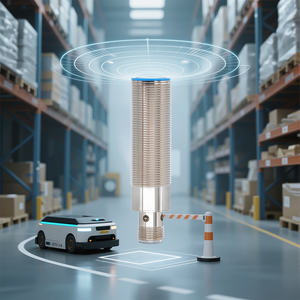 KRONZ M18 uscita di commutazione PO sensori ultrasonici gamma di rilevamento 60-1000mm industriale IP67 distanza sensore ultrasonico - Product Image 1