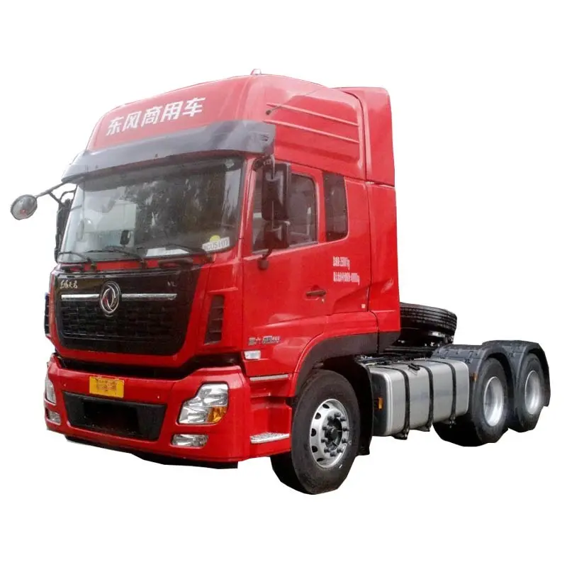 Goede Prijs Zware Vrachtwagen 6X 4465hp Tractor Truck Dongfeng 343kw Tractor Hoofd Transport Prime Mover
