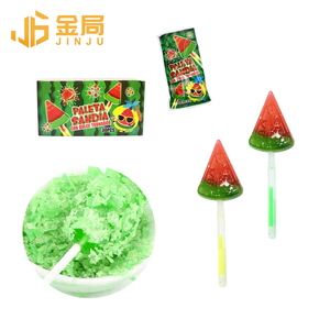 批发水果味西瓜形状夜光棒棒糖Piruleta荧光棒棒棒糖