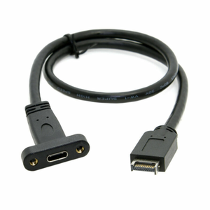 USB-3,1, переходник на передней панели, переходник для USB-3,0 типа «Папа-ключ», Удлинительный кабель 50 см - Product Image 1