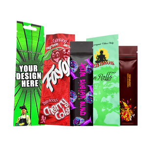 Kantong kartrid cetak kustom, kemasan tabung gulung, pena anti bau sentuhan lembut, stik rokok Mylar - Product Image 1