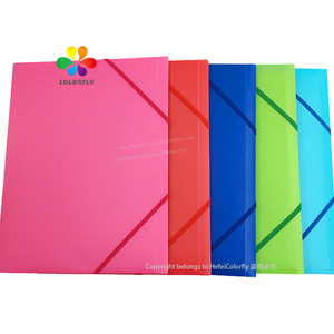 高品质塑料文件盒彩色文件收纳盒定制尺寸盒式办公室文件带 - Product Image 1