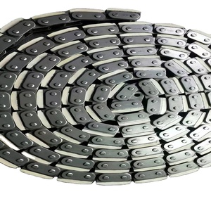 08B with <strong>G2</strong> Attachment Duplex Roller <strong>Chain</strong> Conveyor <strong>Chain</strong> with Rubber - Product Image 5