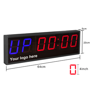 Tellus Fitness LED Workout Clock Großer 4-Zoll-Timer für elektronische Turnhallen mit anpassbarem Logo Count Down/Up-Funktion - Product Image 3