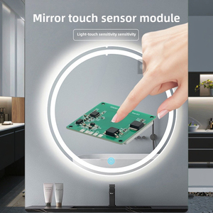 Módulo de interruptor de sensor táctil inductivo sensible a la luz de espejo inteligente de 12V 24V 5A 60W con color de atenuación ajustable para Baño - Product Image 2