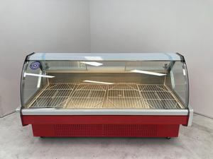 Süpermarket ekran et dondurucu <span class=keywords><strong>chiller</strong></span> kavisli cam et Deli vitrin - Product Image 3