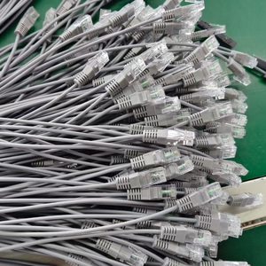 Indoor PVC-Coated RJ45 Networking Patch Cord Copper or CCA Conductor UTP FTP <strong>Ethernet</strong> <strong>Flat</strong> Patch Cable - Product Image 2