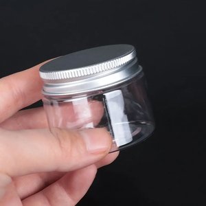 ソフトタッチクリームプラスチックジャー30ml 40ml 4 oz透明ペット空夜クリーム化粧品包装瓶キャンディー用ふた付き - Product Image 1