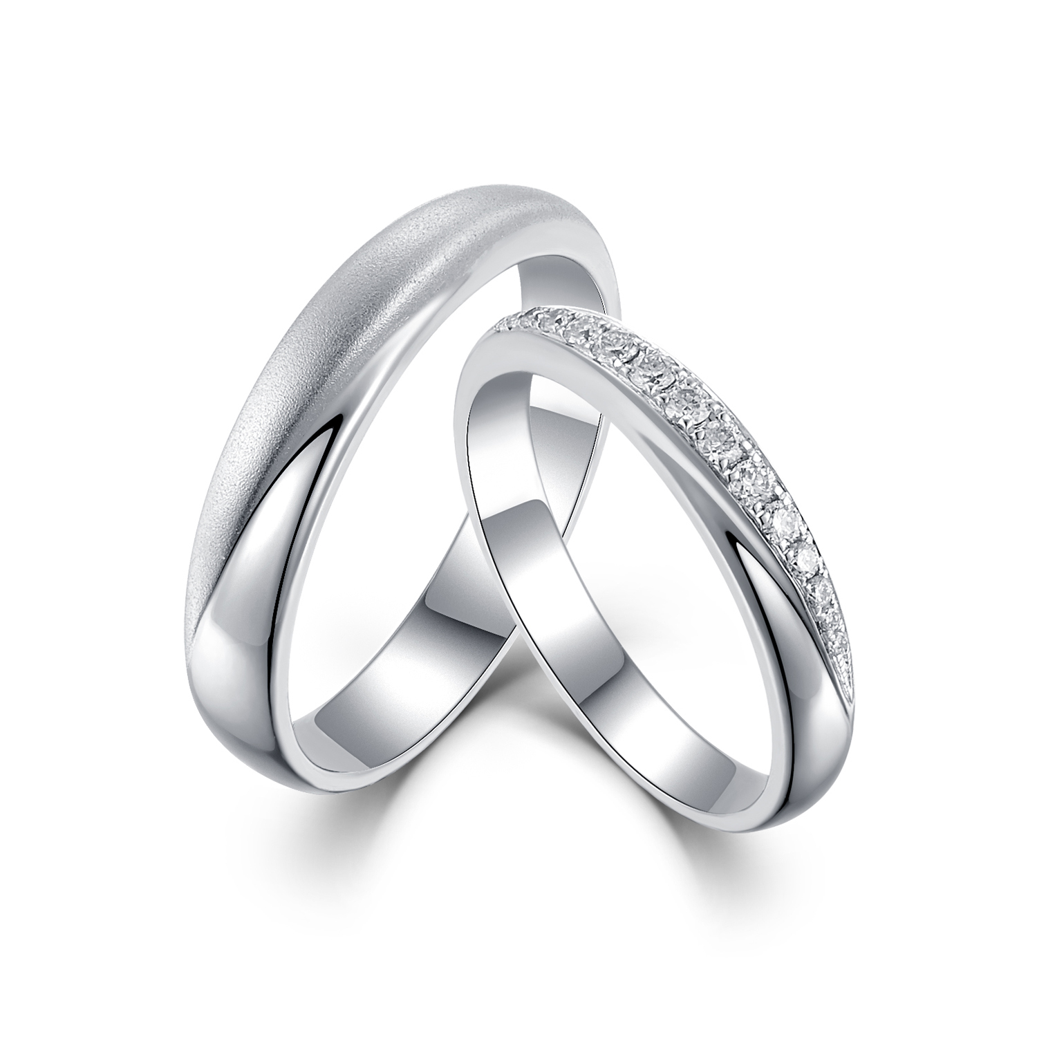 18K White Gold