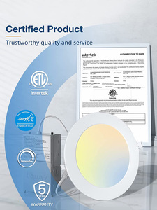 Tavana monte yuvarlak yüzey LED disk işık 9W 12W 120V 4 6 inç aydınlatma ve devre tasarımı yuvarlak şekil basit Modern alüminyum - Product Image 5