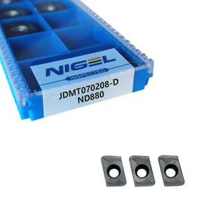 NIGEL yuvarlak CNC torna freze kesicisi karbür uçlar CNC makinesi araçları paslanmaz çelik JDMT070208-D ND880 işleyebilir - Product Image 1