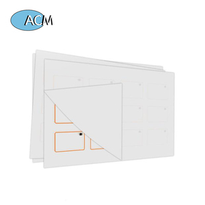 Fabrika özelleştirilmiş F08 çip levha düzeni 13.56mhz 2*5 3*8 4*4 5*5 Pvc Rfid Prelam iş kartları için kakma - Product Image 3