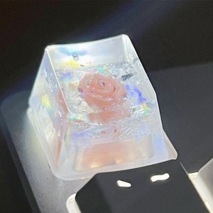 Personality Dispensing Glue Keycap Creativity Esc Camellia Keycaps for Mechanical Keyboard Cherry Cross Axis <strong>Keys</strong> - Product Image 6