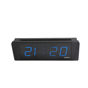 YIZHI GI4T-1B multifunzione temporizzatore digitale 4 cifre Display blu LED piccolo orologio da parete per ufficio casa cucina festa - Product Image 5