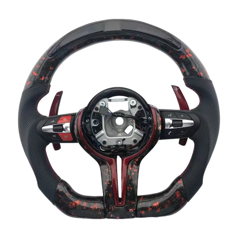 X4 F26+ Cuero Perforado+Fibra de Carbono Forjada+LED+Agarre