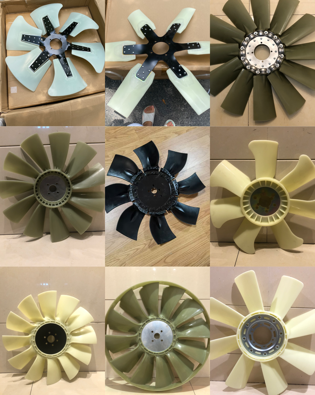 Fan Blade 8973282561 for ISUZU Engine 4JG1 & HITACHI Excavators
