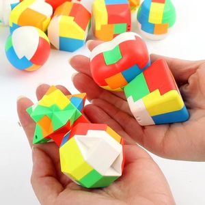 子供のための3Dブレインティーザーパズル、マインドティーザーおもちゃハンドパズルゲームIQとロジックテストのためのインターロック品揃えおもちゃのロックを解除