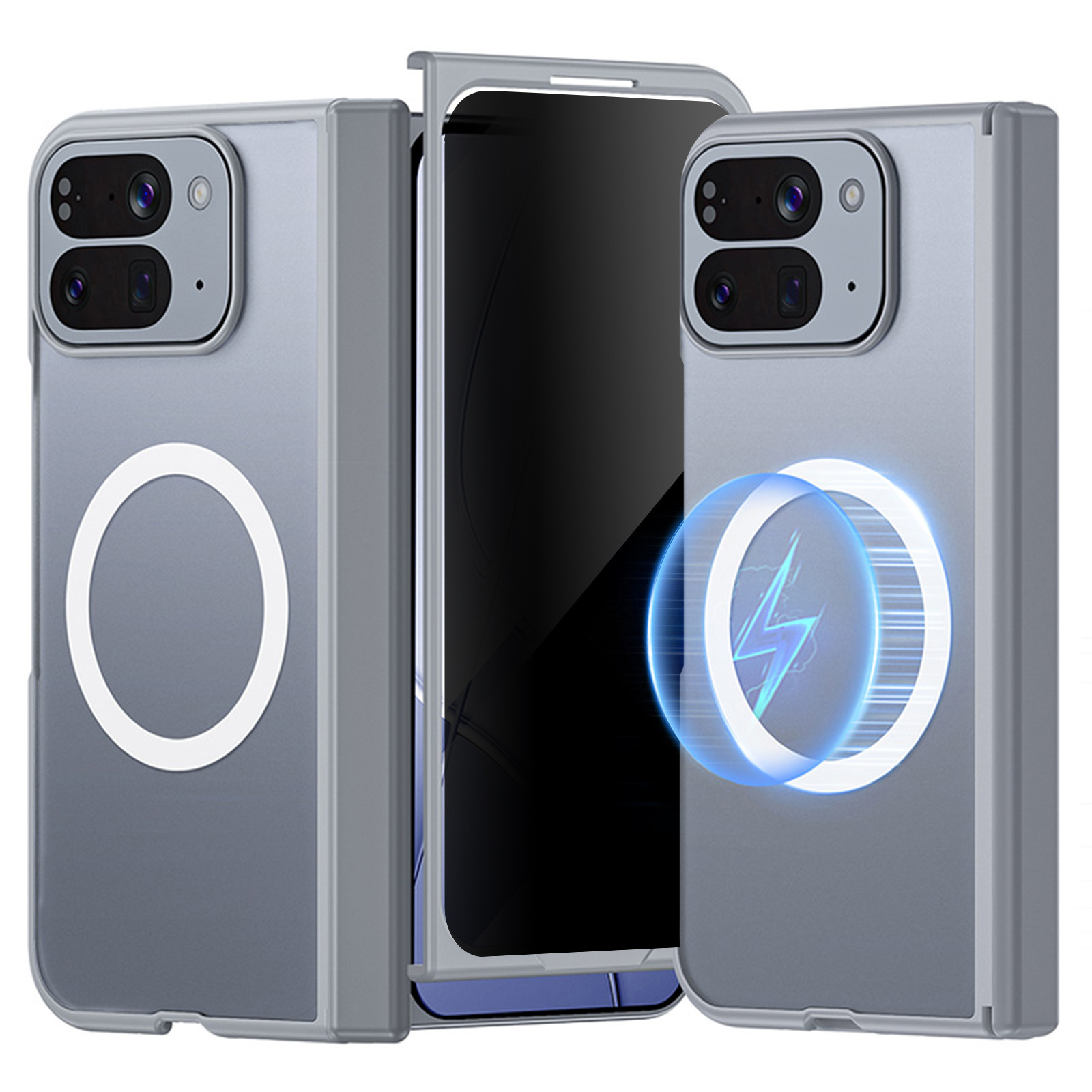 Anello magnetico grigio (anti-peep)