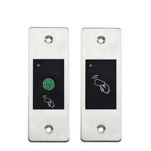 Cerradura de puerta de Metal RFID, escáner de Control de acceso de huella dactilar, 800 usuarios, minilector de huellas dactilares impermeable IP66 - Product Image 1
