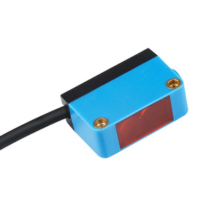 Equipo de automatización Sensor de conteo de objetos espejo reflectante botella transparente sensor óptico