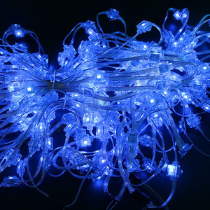 SHIJI Outdoor Custom ized 18mm Pixel <span class=keywords><strong>Net</strong></span> Wasserdicht Ip65 APA102 RGB 5V LED <span class=keywords><strong>Net</strong></span> Screen Programmier bare Pixel Licht