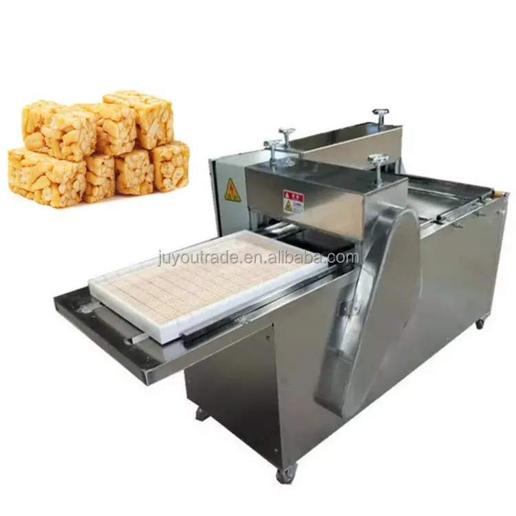 Máquina de corte de barra cereal, máquina automática de corte de barra de sésame