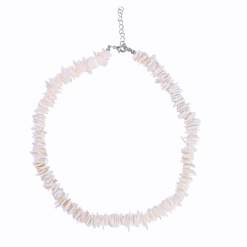 Collar de conchas trituradas estilo 3