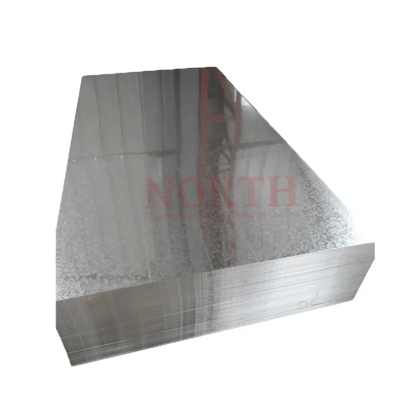 Hoja de acero galvanizada por inmersión en caliente de 3mm y 5mm de espesor Z200 Z275 Placa de acero galvanizada con revestimiento de zinc