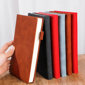 Cuaderno A5 grueso con logotipo personalizado, papel Daolin de 80g, lote pequeño, diario sencillo, planificador impreso de cuero, oficina de negocios, lote pequeño - Product Image 2