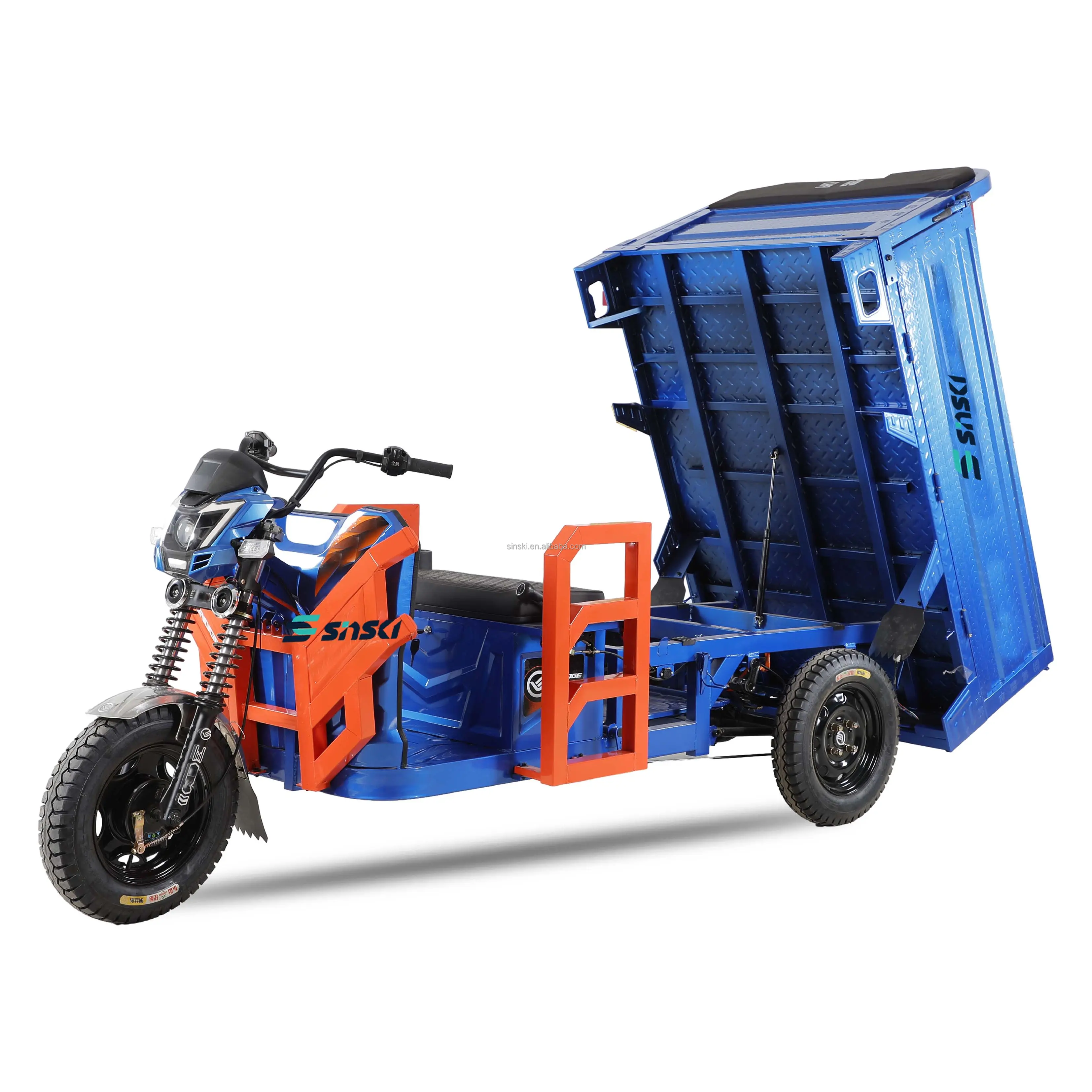 Siski Barato e-Trikes 3 ruedas Cargo Triciclos Eléctricos Motocicleta Tres Ruedas Adulto