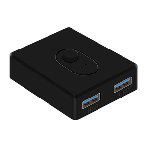 2x1 USB3.0 <strong>Switch</strong> <strong>1x2</strong> Bi-direcional USB KVM Switcher 2 Port Sharing 1 Devices for Keyboard Mouse Printer 2 Port Hub - Product Image 1