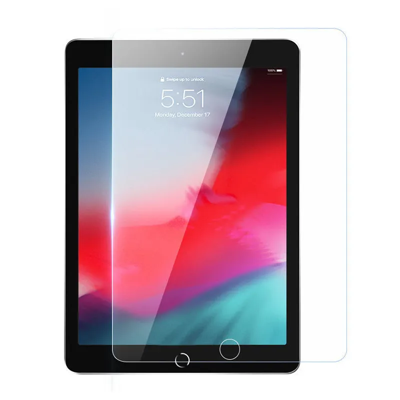 Высококачественное изогнутое или плоское закаленное стекло 2.5D 9H для iPad 7-го 8-го 9-го поколения 10,2 2021, защитная пленка для экрана с упаковкой