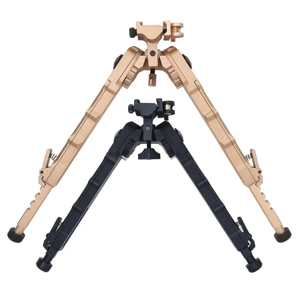 Vendita calda 360 gradi di rotazione retrattile metallo bambù V9 bipod adatto per 20mm