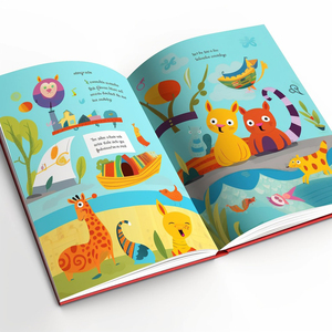 2023 libro servizio di stampa personalizzato libro di bordo per bambini dimensioni personalizzate colore immagine del bambino lettura apprendimento libro con copertina rigida per bambini - Product Image 5