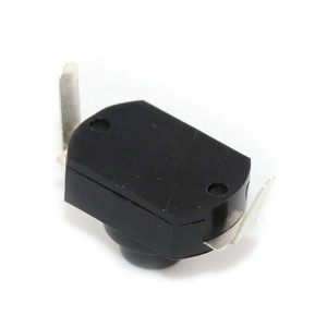 1288BM DC 1A/30V Taschenlampe rechtwinkliger Schalter Mini-Druckknopf schalter für elektrische Taschenlampe selbstsicher nd EIN-AUS Schwarz/weiße Farbe - Product Image 5