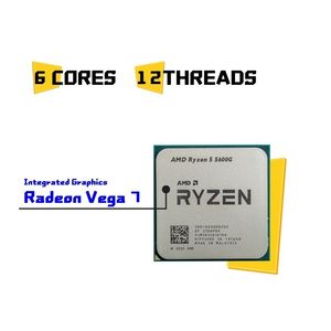 Gebrauchte Desktop-PC-Computer 3,9 GHz 6 Kerne 12 Threads 16MB Cache L3-Sockel AM4 Gaming-CPU Ryzen5 R5 5600G - Product Image 2