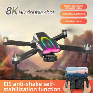 New E99 <strong>Pro</strong> Drone Two-Axis Servo Four-Axis Aircraft Brushless Remote Control <strong>Airplane</strong> <strong>Toy</strong> for Aerial Photography 10km Image - Product Image 2