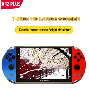 2021 en ucuz 7 inç 16 GB X12 artı retro taşınabilir elde kullanılır oyun konsolu geniş ekran video oyunu konsolu - Product Image 2