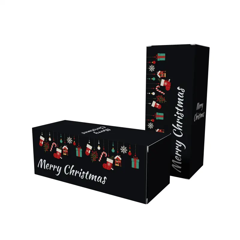 Großhandel hochwertige weiße Schminkkarton-Papier-Geschenkbox Weihnachtspaket für Gesichtsreiniger Toner luxus-Weihnachtsboxen