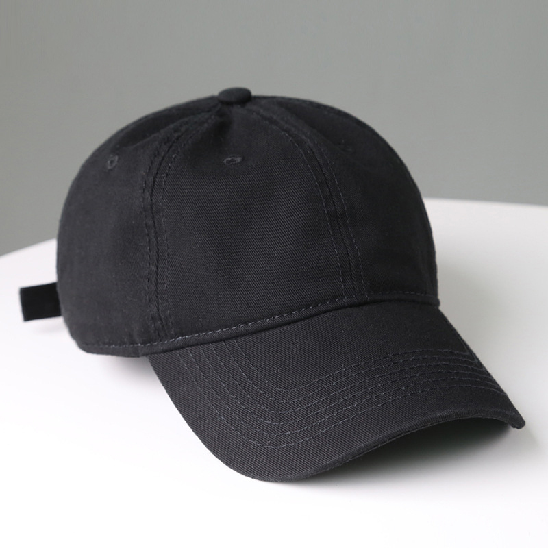 Black-Unstructured Dad Hat