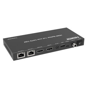1x2 4K HDMI Splitter supporto 1 HDMI Loop-out 2 uscite gatto tramite CAT6 si estendono fino a 70m