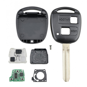 T-o-yo-ta RAV4 Prado Tarago Avensis Avensis 03-10 için uyumlu 433Mhz 4D68 çip TOY43 bıçak ile 2 düğmeler akıllı uzaktan araba anahtarı - Product Image 4
