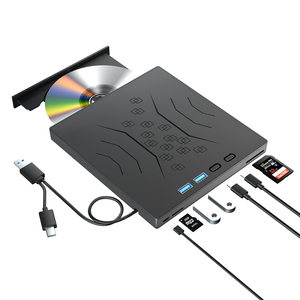 蓝光7合1外置DVD驱动器便携式CD/DVD +/-RW磁盘，适用于带USB 3.0和Type-C的笔记本电脑，也适用于台式机 - Product Image 1
